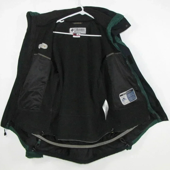 Columbia Titanium OmniTech Coat Green Men's Medium - Picture 2 of 7